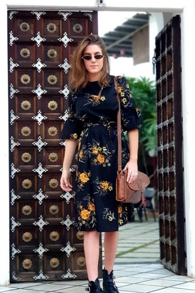BOHO CHIC flowers dress