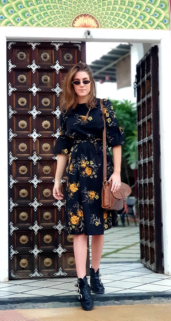 BOHO CHIC flowers dress