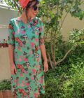 Maya flowers dress