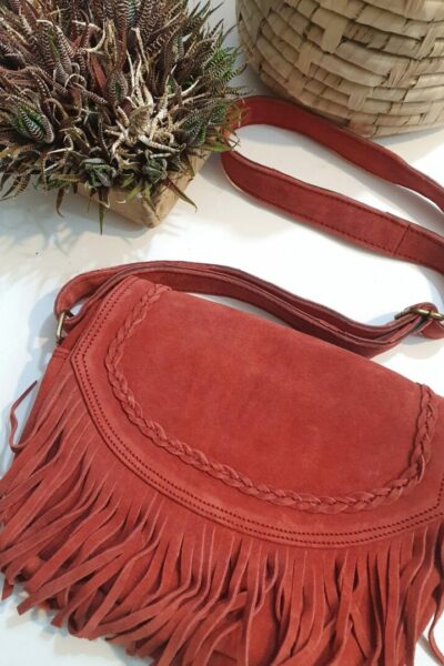 Braid leather bag p