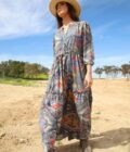 SHIRA-TRN maxi dress
