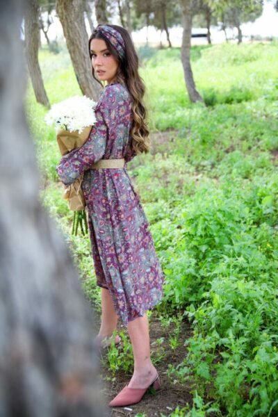 1605-LD Chinese Collar Dress