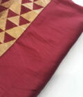 Maroon triangle scarf