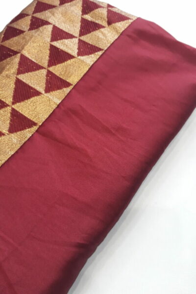 Maroon triangle scarf
