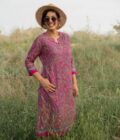 Pink Maya Paisley Dress