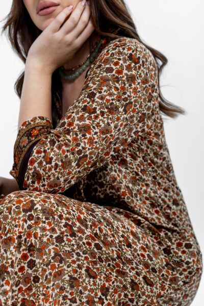 שמלת TALYA אדמה